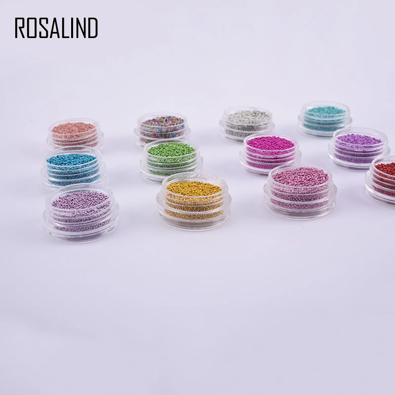 ROSALIND 1mm Nail Art Mini Caviar Beads Studs Gel Polish Tips 3D DIY Charm Metallic Pearl Ball Bead Decor Accessories 12 Colors
ROSALIND 1mm Nail Art Mini Caviar Beads Studs Gel Polish Tips 3D DIY Charm Metallic Pearl Ball Bead Decor Accessories 12 Colors