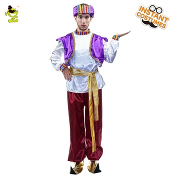 Adult Men's Arba Costume Carnival Party Masquerade Traditional Arabian Fancy Dress Up For Party Cospaly Arbaian Costumes
Adult Men's Arba Costume Carnival Party Masquerade Traditional Arabian Fancy Dress Up For Party Cospaly Arbaian Costumes