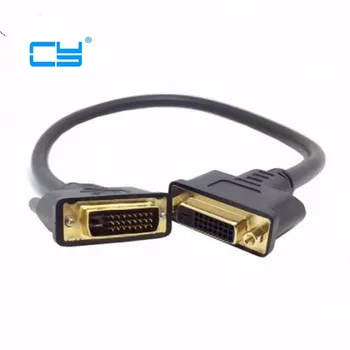 DVI -D DVI D Dual Link Male Digital 24+1 to DVI 24+1 Female VIDEO Extension Cable 50cm for Monitor Projector
DVI -D DVI D Dual Link Male Digital 24+1 to DVI 24+1 Female VIDEO Extension Cable 50cm for Monitor Projector