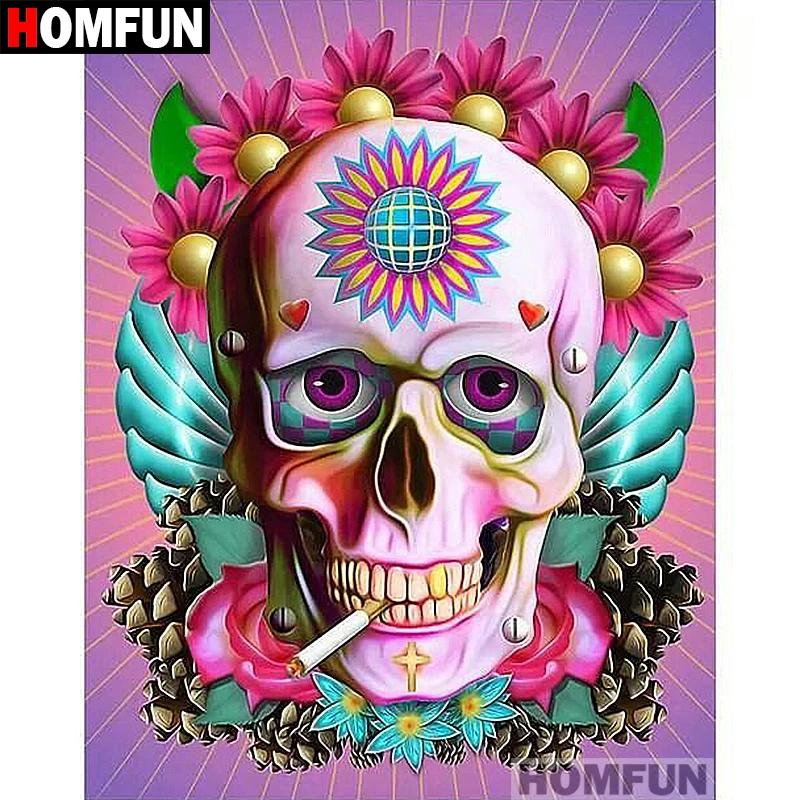 HOMFUN Full Square/Round Drill 5D DIY Diamond Painting "Color Skull" Embroidery Cross Stitch 5D Home Decor Gift A07424
HOMFUN Full Square/Round Drill 5D DIY Diamond Painting "Color Skull" Embroidery Cross Stitch 5D Home Decor Gift A07424