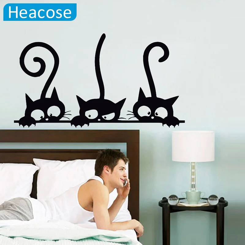 3/6 pcs/lot cute kittens peeping wall stickers for kids rooms cartoon cat wall decals art home mural decor
3/6 pcs/lot cute kittens peeping wall stickers for kids rooms cartoon cat wall decals art home mural decor
