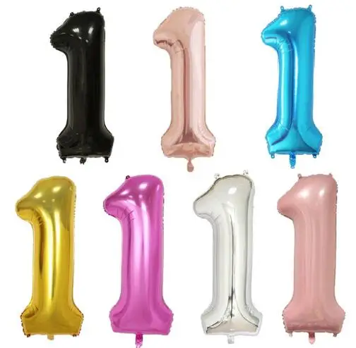 40inch Number 1 Foil Balloons Baby Shower Rose Gold Silver Digit Helium Balloon 1st Birthday Party Mickey Decor Supplies Ballon
40inch Number 1 Foil Balloons Baby Shower Rose Gold Silver Digit Helium Balloon 1st Birthday Party Mickey Decor Supplies Ballon