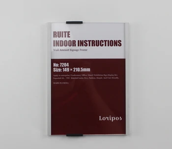 149*210.5mm A5 Metal Wall mount Frame Sections sign display rack wall signage paper holder High-grade Door sign Tag Poster frame
149*210.5mm A5 Metal Wall mount Frame Sections sign display rack wall signage paper holder High-grade Door sign Tag Poster frame
