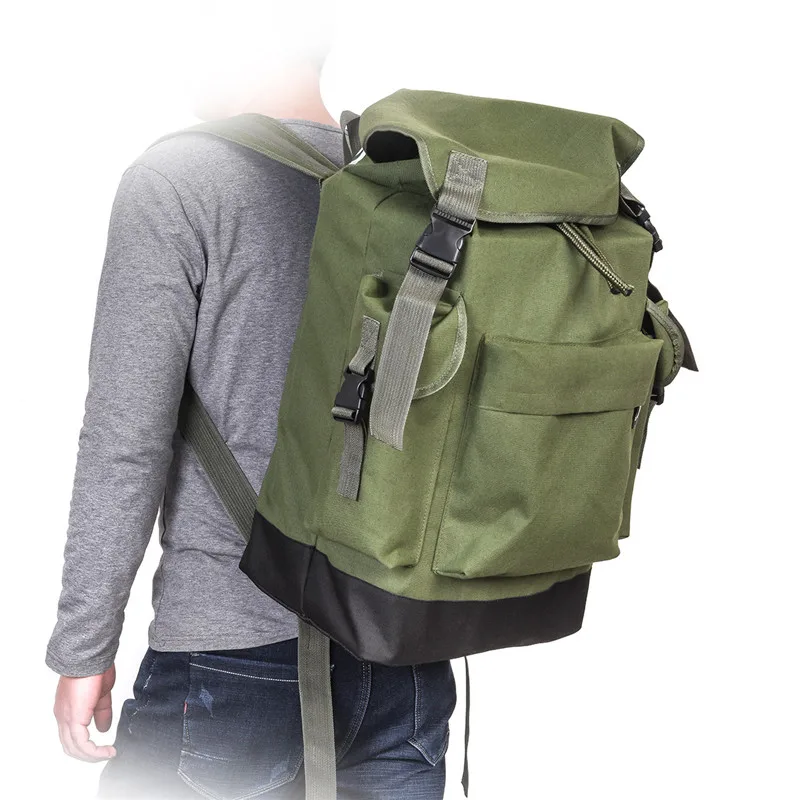 Фото 70L Large Capacity Fishing Bag Multifunctional Backpack Outdoor Tackle Canvas | Спорт и развлечения
