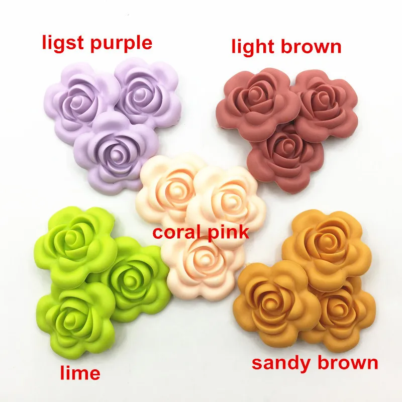 10pcs/lot Silicon Flower beads Food grade Pendant for teething necklace DIY loose beads pendants
10pcs/lot Silicon Flower beads Food grade Pendant for teething necklace DIY loose beads pendants