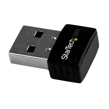 StarTech.com USB Wi-Fi Adapter - AC600 - Dual-Band Nano Wireless Adapter, Wireless, USB, WLAN, 433 Mbit/s, Black
StarTech.com USB Wi-Fi Adapter - AC600 - Dual-Band Nano Wireless Adapter, Wireless, USB, WLAN, 433 Mbit/s, Black