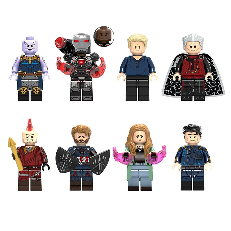 Single Sale Super Heroes Thanos Vision Collector Captain America Scarlet Witch Supergiant Building Blocks Children Gift Toys
Single Sale Super Heroes Thanos Vision Collector Captain America Scarlet Witch Supergiant Building Blocks Children Gift Toys