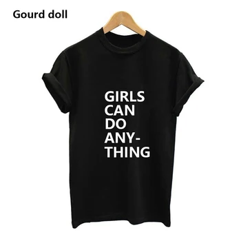 Harajuku GIRLS CAN DO ANY THING Letter Print T-shirts Women POWER Casual t shirt For Female Lady Women short sleeve Tops tumblr
Harajuku GIRLS CAN DO ANY THING Letter Print T-shirts Women POWER Casual t shirt For Female Lady Women short sleeve Tops tumblr