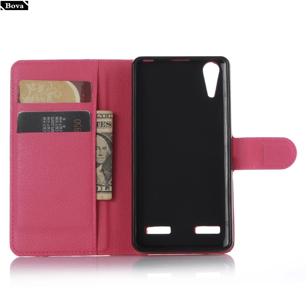 for Lenovo A6010 Case Pu Leather Wallet Cover Card Holder Phone Case for Lenovo A6010 Protective Case Holster Pouch