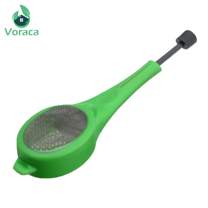 Hot Tea Coffee Filter Silicone Tea Infuser Built-in Plunger Healthy Intense Flavor Plastic Reusable Gadget Press Tea Bag Teaware
Hot Tea Coffee Filter Silicone Tea Infuser Built-in Plunger Healthy Intense Flavor Plastic Reusable Gadget Press Tea Bag Teaware