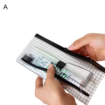 200PCS / LOT Transparent Toothbrush Cosmetic Bag Women Travel Makeup Bag Make Up Organizer Storage Pouch Toiletry Case
200PCS / LOT Transparent Toothbrush Cosmetic Bag Women Travel Makeup Bag Make Up Organizer Storage Pouch Toiletry Case