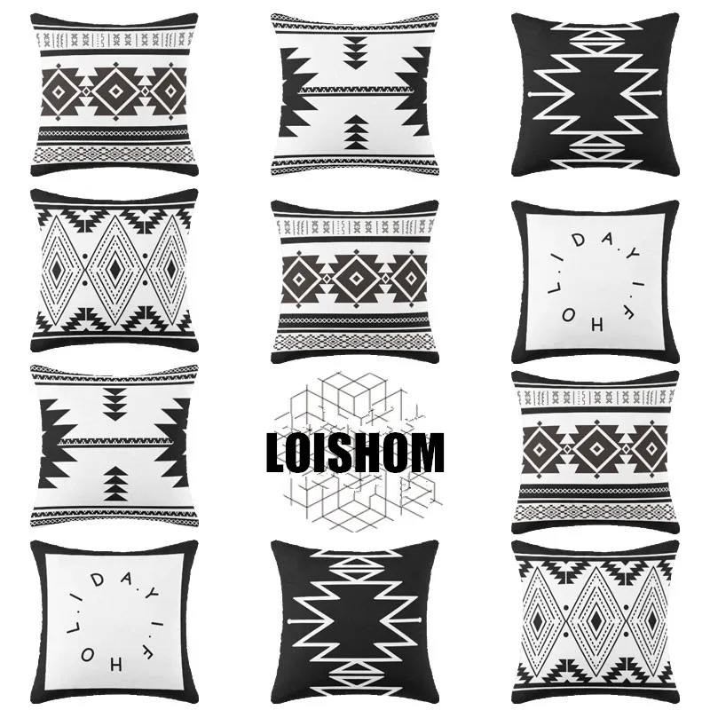 Kilim Style Decorative Pillow Cover Velvet Geometric Cushion Cover Home White Black Pillowcase Sofa Black White Throw Pillows
Kilim Style Decorative Pillow Cover Velvet Geometric Cushion Cover Home White Black Pillowcase Sofa Black White Throw Pillows
