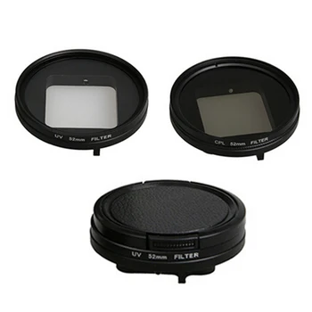 5 in 1 set 52MM UV filter + CPL mirror + lens cover + adapter ring for GOPRO HERO5 5
5 in 1 set 52MM UV filter + CPL mirror + lens cover + adapter ring for GOPRO HERO5 5