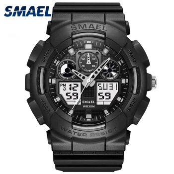 SMAEL Watch Men Luxury Sport Watches Shock Waterproof Chronograph Military Wrist Watch 1027 Men Watches Balck Digital Male Clock
SMAEL Watch Men Luxury Sport Watches Shock Waterproof Chronograph Military Wrist Watch 1027 Men Watches Balck Digital Male Clock