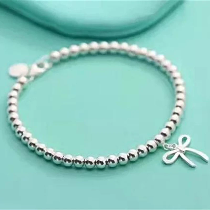 2019 infinity Authentic TIFF 925 Sterling Silver Bead Chain Bow Bracelet Bangles Women Romantic Gift Charm Jewelry logo gifts
2019 infinity Authentic TIFF 925 Sterling Silver Bead Chain Bow Bracelet Bangles Women Romantic Gift Charm Jewelry logo gifts