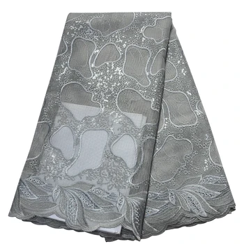 Party Dress High Quality Lace Embroidered Glitter Silver Grey French Sequin African Lace French Tulle Lace Fabric X1560
Party Dress High Quality Lace Embroidered Glitter Silver Grey French Sequin African Lace French Tulle Lace Fabric X1560