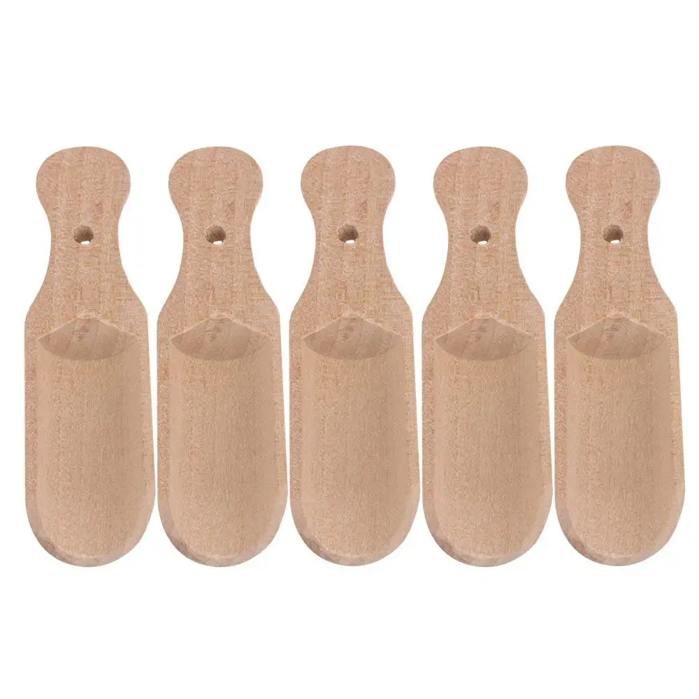 5Pcs 3.7 Inch Mini Wooden Scoops Spoon w/Hole Can Be Hung for Candy Spices Parties Home Kitchen Tool
5Pcs 3.7 Inch Mini Wooden Scoops Spoon w/Hole Can Be Hung for Candy Spices Parties Home Kitchen Tool