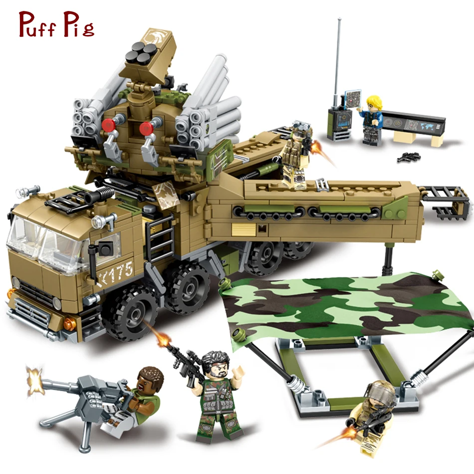 704PCS Military Base Defensive Command Vehicles Trucks Building Blocks Bricks Compatible Legoed Army ww2 Figures Toys For Kids
704PCS Military Base Defensive Command Vehicles Trucks Building Blocks Bricks Compatible Legoed Army ww2 Figures Toys For Kids