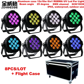 Free Shipping 8pcs/Lot Flightcase 12x18w 6in1 RGBWA UV Waterproof Outdoor LED Par Cans DMX 25 Degree Beam Angle LED PAR Light
Free Shipping 8pcs/Lot Flightcase 12x18w 6in1 RGBWA UV Waterproof Outdoor LED Par Cans DMX 25 Degree Beam Angle LED PAR Light