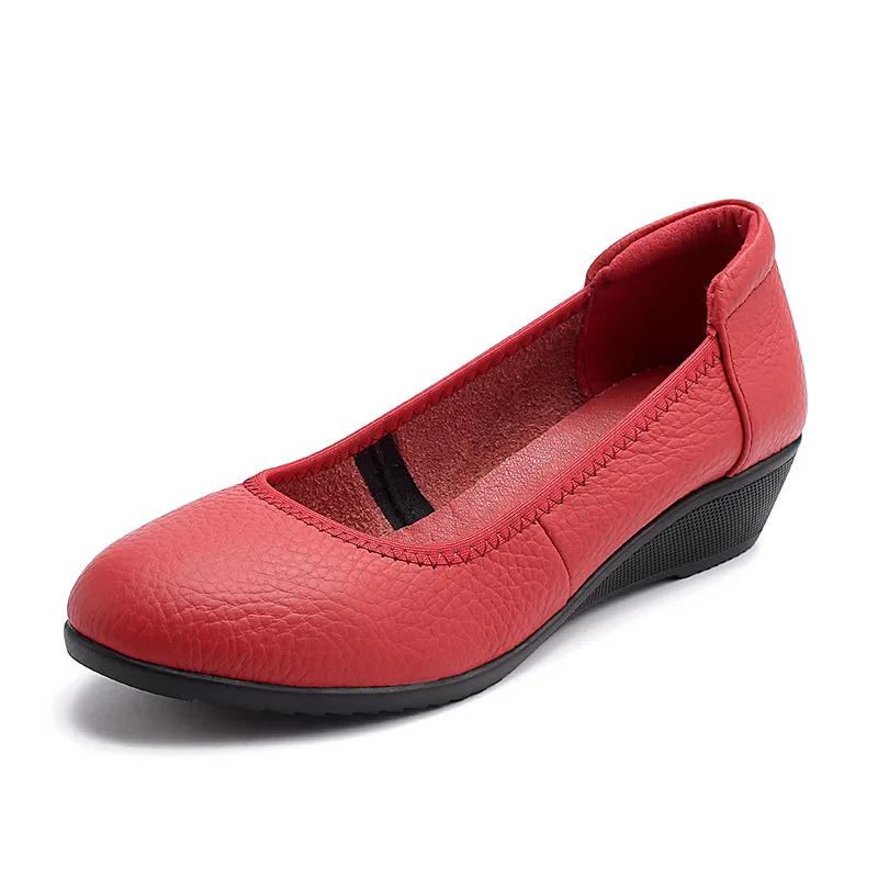 Hot Selling 2019 New Autumn Large Size 35-42 Soft Genuine Leather Shoes Woman Non-slip Soft Comfortable Slope with High Heels
Hot Selling 2019 New Autumn Large Size 35-42 Soft Genuine Leather Shoes Woman Non-slip Soft Comfortable Slope with High Heels