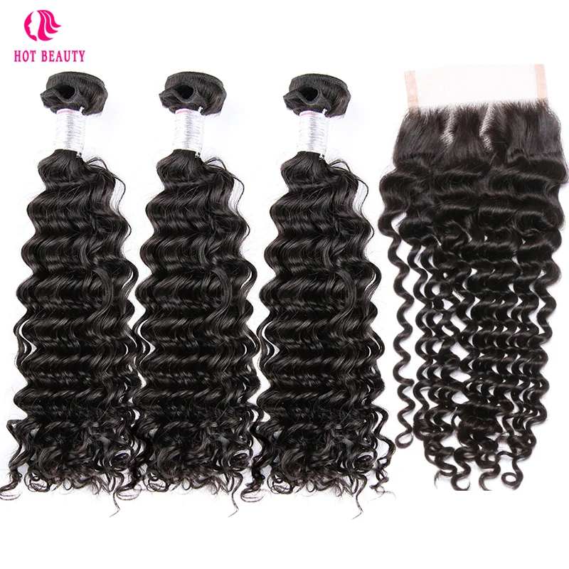 Hot Beauty Hair Peruvian Deep Curly Lace Closure 4 PCS Human Hair Bundles With Closure Swiss Lace Remy Hair Extension
Hot Beauty Hair Peruvian Deep Curly Lace Closure 4 PCS Human Hair Bundles With Closure Swiss Lace Remy Hair Extension
