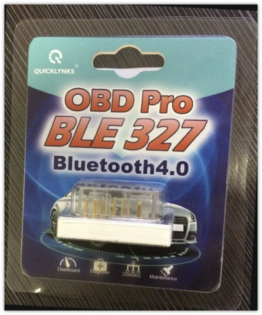 QUICKLYNKS Black Box OBD Pro BLE327 Bluetooth 4.0 for Android/iPhone Mobile Car Engine Fault Code Reader
QUICKLYNKS Black Box OBD Pro BLE327 Bluetooth 4.0 for Android/iPhone Mobile Car Engine Fault Code Reader