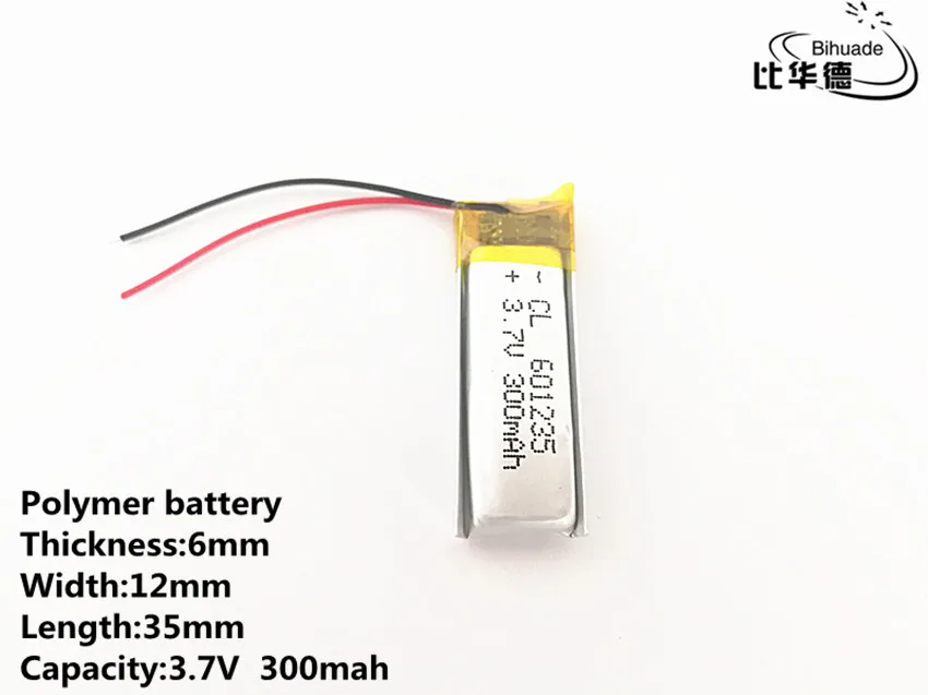 Liter energy battery 601235 3.7V,300mAH,061235 Polymer lithium ion / Li-ion battery for TOY,POWER BANK,GPS,mp3,mp4
Liter energy battery 601235 3.7V,300mAH,061235 Polymer lithium ion / Li-ion battery for TOY,POWER BANK,GPS,mp3,mp4