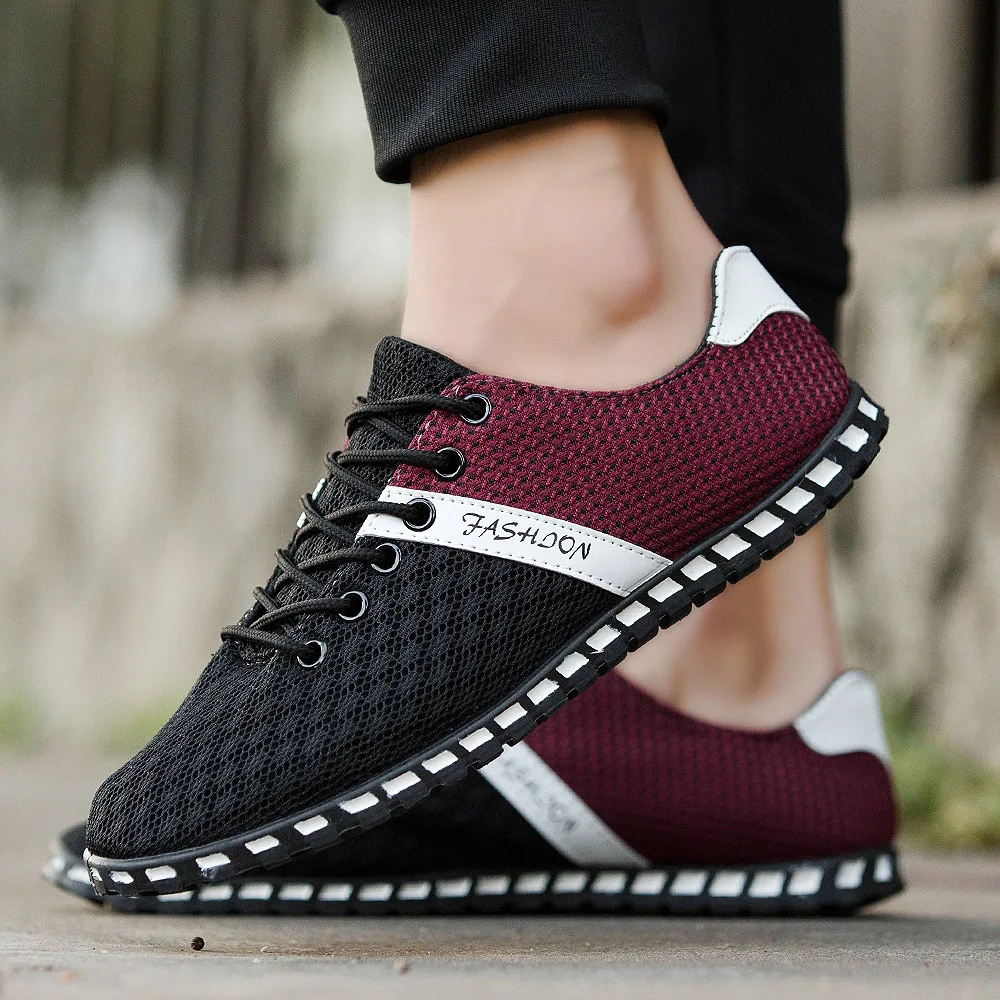 FABRECANDY Plus size 38-46 men shoes Summer Mesh Shoes Men Footwear Fashion Breathable Lace up Casual Shoes men sneakers flats
FABRECANDY Plus size 38-46 men shoes Summer Mesh Shoes Men Footwear Fashion Breathable Lace up Casual Shoes men sneakers flats