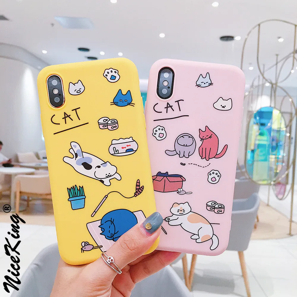 Niceking Funny Naughty Cat Phone Cases For iPhone X XS XR Max Case For iPhone 6 6s 7 8 Plus Soft Silicone TPU Back Cover Case
Niceking Funny Naughty Cat Phone Cases For iPhone X XS XR Max Case For iPhone 6 6s 7 8 Plus Soft Silicone TPU Back Cover Case