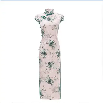Elegant Ladies Short Sleeve Chinese Traditional Handmade Button Dresses 100% Silk Qipao Mandarin Collar Sexy Cheongsam
Elegant Ladies Short Sleeve Chinese Traditional Handmade Button Dresses 100% Silk Qipao Mandarin Collar Sexy Cheongsam