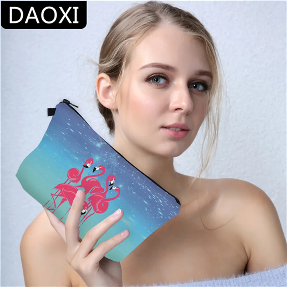 DAOXI Flamingo Galaxy Cosmetics Bags Trousse De Toilette Organizer Pouch Vanity Travel Makeup Bag Pencil Case Dropshipping
DAOXI Flamingo Galaxy Cosmetics Bags Trousse De Toilette Organizer Pouch Vanity Travel Makeup Bag Pencil Case Dropshipping