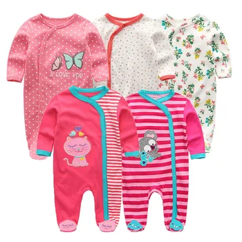 5 PCS/LOT 100%Cotton baby rompers long Sleeve Newborn clothes Roupas de bebe boys girls jumpsuit&clothing
5 PCS/LOT 100%Cotton baby rompers long Sleeve Newborn clothes Roupas de bebe boys girls jumpsuit&clothing