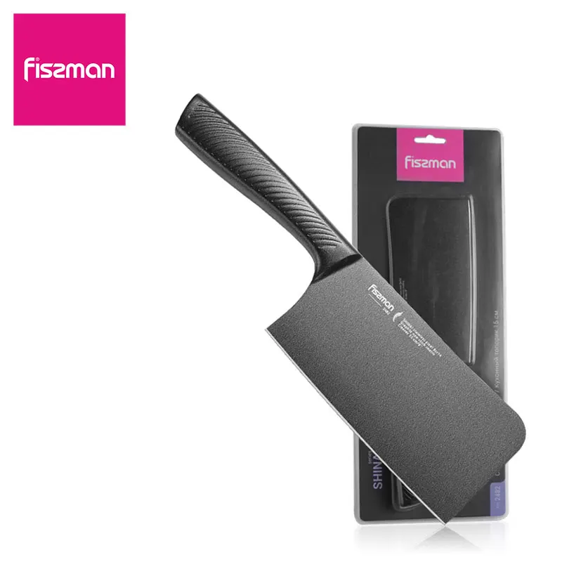 Fissman 6inch Cleaver Knives Stainless Steel 3cr14 HRC52 High Carbon Non-stick Coating Fruit Paring Slicer Chef Knife
Fissman 6inch Cleaver Knives Stainless Steel 3cr14 HRC52 High Carbon Non-stick Coating Fruit Paring Slicer Chef Knife