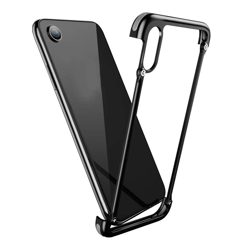 Metal Utral-Thin Corner Corver Bumpers Case For iPhone XRSimple business style with hollow out design and silicone air bag
Metal Utral-Thin Corner Corver Bumpers Case For iPhone XRSimple business style with hollow out design and silicone air bag