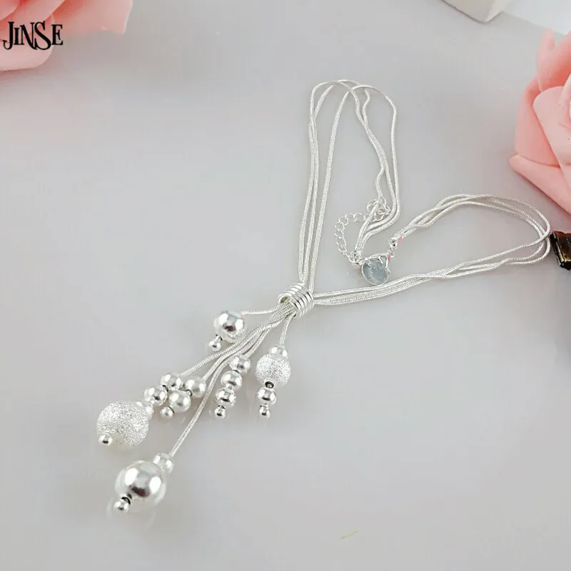 BLS213 Fashion jewelry charm silver plated bead necklace classic high-quality fashion accessories wholesale gift
BLS213 Fashion jewelry charm silver plated bead necklace classic high-quality fashion accessories wholesale gift
