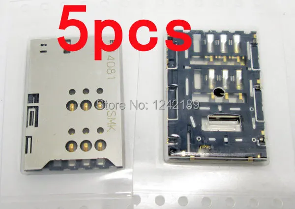 5pcs SIM Card Slot Tray Holder Reader Replacement For Huawei Ascend P1 U9200 | Мобильные телефоны и аксессуары