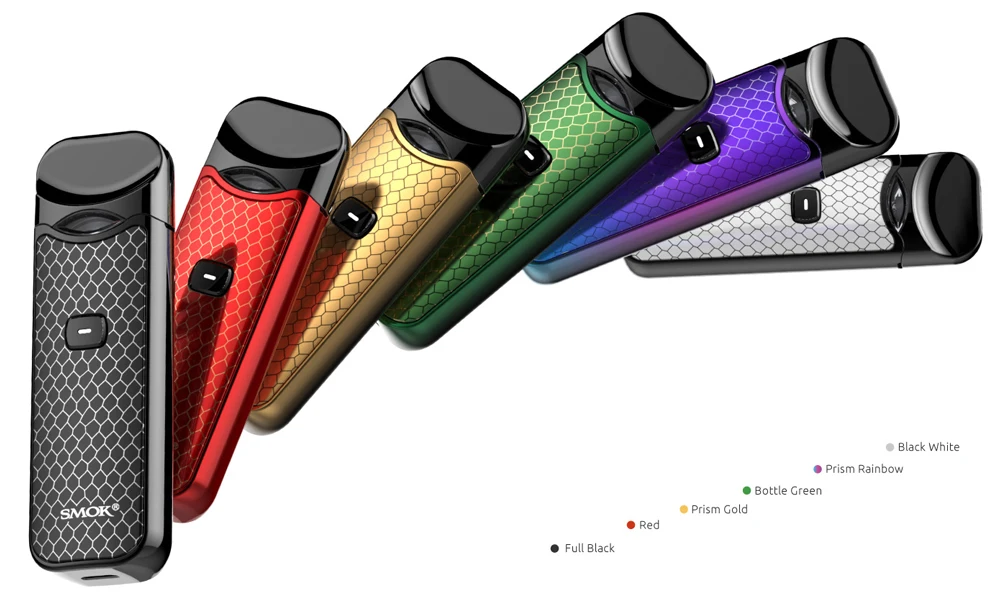 Original Smok Nord Pod Vape Kit With 1100mAh & 3ML Cartridge Mesh Coil