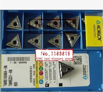 10 / box Korloy carbide insert TNMG160408 H01, aluminum alloy CNC blade, is suitable for machining copper and aluminum products
10 / box Korloy carbide insert TNMG160408 H01, aluminum alloy CNC blade, is suitable for machining copper and aluminum products