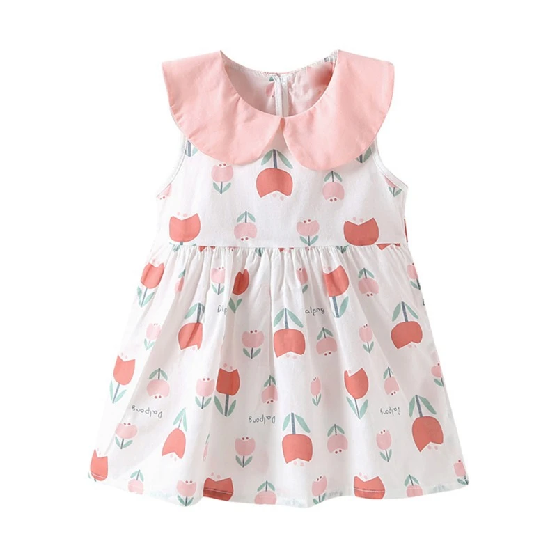 Baby Kids Girl Sling Dresses Summer Chidlren Clothes Toddler GirlDress Baby Cotton Sleeveless Print Flower Princess Dresd
Baby Kids Girl Sling Dresses Summer Chidlren Clothes Toddler GirlDress Baby Cotton Sleeveless Print Flower Princess Dresd