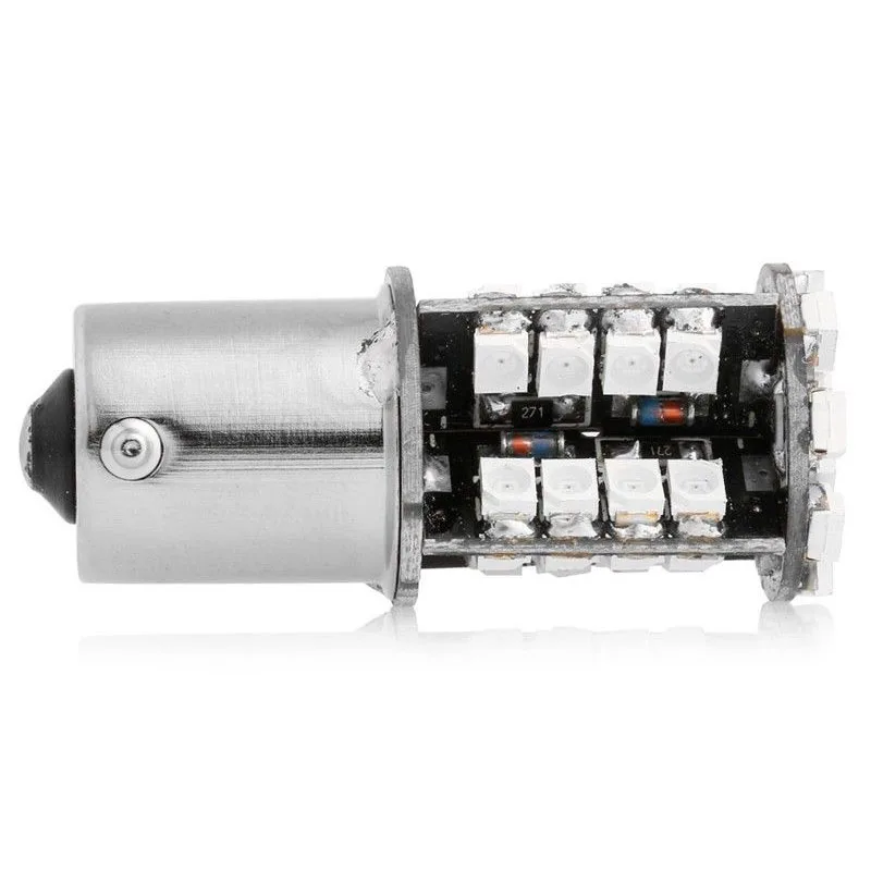 2pcs/set 1156 BA15S P21W 3528 44LED Canbus No Error Car Tail Brake Light Bulb Red