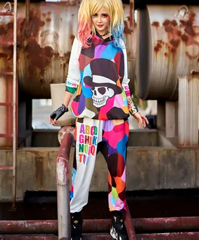 2018 New 2 Piece Set Women Clothing Set Fashion Cartoon Printed Hoodies Sweatshirt Set Streetwear Hip Hop Dance Clothes
2018 New 2 Piece Set Women Clothing Set Fashion Cartoon Printed Hoodies Sweatshirt Set Streetwear Hip Hop Dance Clothes