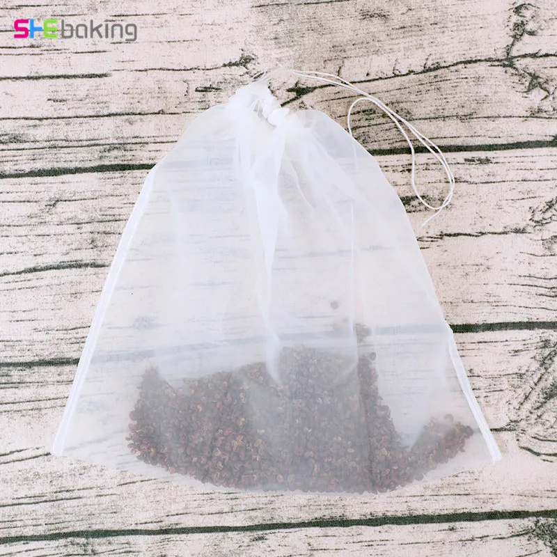 Shebaking 1pc Tea Nut Fruit Juice Milk Coffee Nylon Mesh Filter Bag Net Strainer Reusable Herb Liquid Filter Bag Bar Tools
Shebaking 1pc Tea Nut Fruit Juice Milk Coffee Nylon Mesh Filter Bag Net Strainer Reusable Herb Liquid Filter Bag Bar Tools