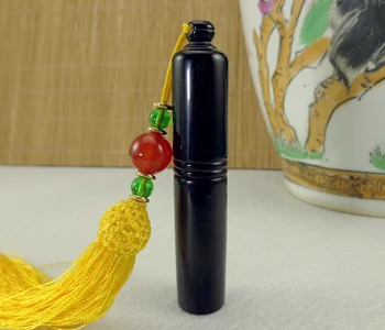 Natural Black Yak Horn Extraction Toothpick Tube, Alcohol Barrel, Powder Tube, Snuff Bottle/ Horn Jewelry /Ornament
Natural Black Yak Horn Extraction Toothpick Tube, Alcohol Barrel, Powder Tube, Snuff Bottle/ Horn Jewelry /Ornament