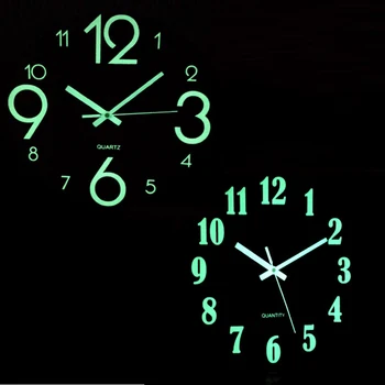 Round Luminous Hanging Clock Acrylic Brief Digital Number Wall Clock Silent Clock Glow Dark Acrylic Quiet DIY Wall Clock Modern
Round Luminous Hanging Clock Acrylic Brief Digital Number Wall Clock Silent Clock Glow Dark Acrylic Quiet DIY Wall Clock Modern