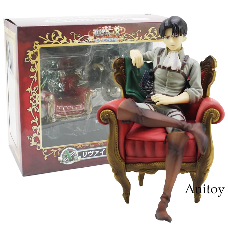Attack on Titan Levi Ackerman With Sofa Sitting Ver. PVC Figure Collectible Model Toy 15cm
Attack on Titan Levi Ackerman With Sofa Sitting Ver. PVC Figure Collectible Model Toy 15cm