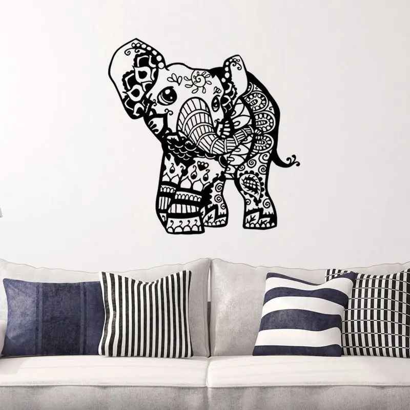Indian Elephant Vinyl Wall Sticker Ganesha Removable Wall Decals For Bedroom Art Decor Free Shipping Wallpaper Y-497
Indian Elephant Vinyl Wall Sticker Ganesha Removable Wall Decals For Bedroom Art Decor Free Shipping Wallpaper Y-497