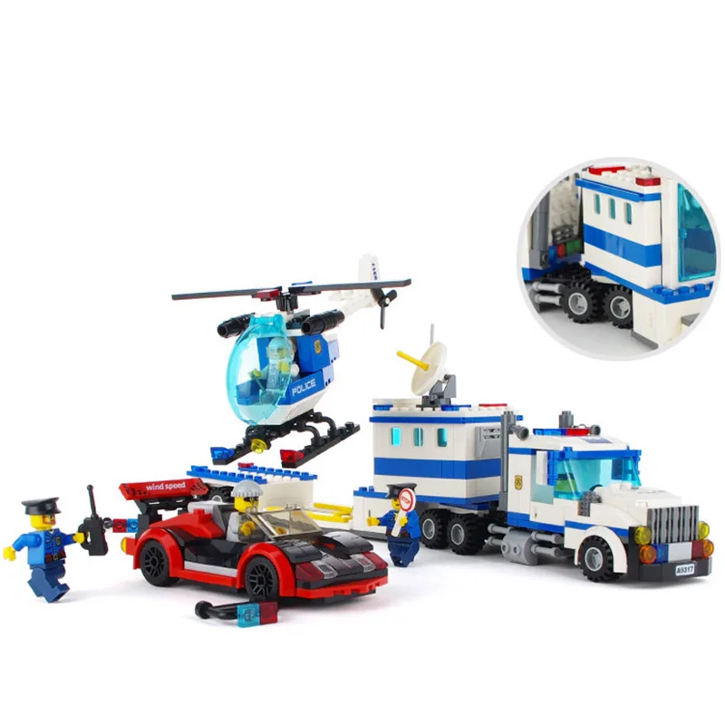 442pcs City police Series mobile police station Educational DIY Building Block Kids Toy Compatible legoings Kids Birthday Gifts
442pcs City police Series mobile police station Educational DIY Building Block Kids Toy Compatible legoings Kids Birthday Gifts
