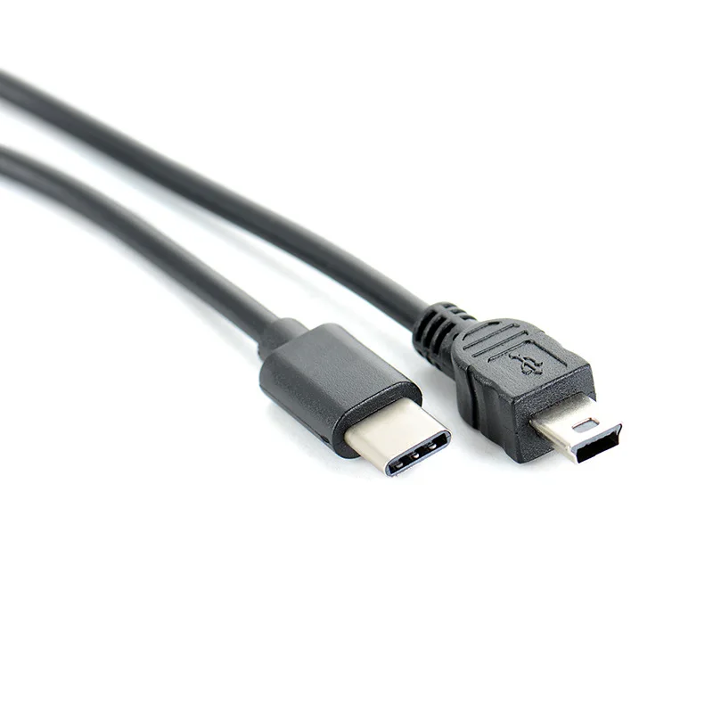 1pc USB Type-c to Mini USB Cable USB-C Male to Mini-B Male Converter Adapter Lead Data Cable 30cm
1pc USB Type-c to Mini USB Cable USB-C Male to Mini-B Male Converter Adapter Lead Data Cable 30cm