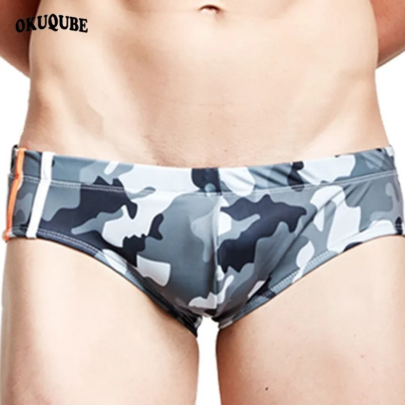Camouflage Print Men Swimsuit Drawstring Elastic Waistband Swimwear Man Breathable Quick Dry Swimming Suit Blue Swim Briefs Male
Camouflage Print Men Swimsuit Drawstring Elastic Waistband Swimwear Man Breathable Quick Dry Swimming Suit Blue Swim Briefs Male