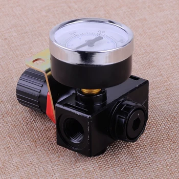 LETAOSK BR3000 G3/8" Pneumatic Compressor Air Pressure Relief Regulator Valve with Gauge and Bracket
LETAOSK BR3000 G3/8" Pneumatic Compressor Air Pressure Relief Regulator Valve with Gauge and Bracket